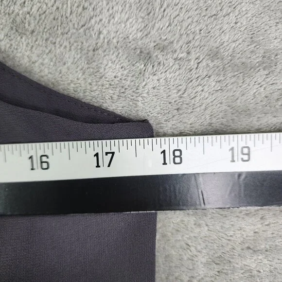 Womens Gray Dainty Hooligan Wrap Front Cami Tank Top V Neck Size L - Picture 10 of 13